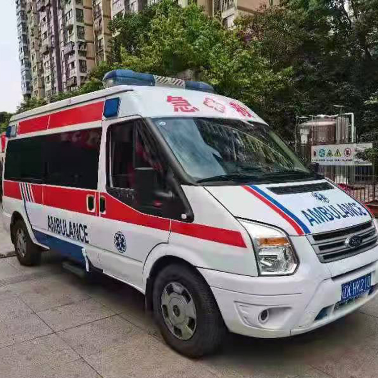 西畴长途救护车护送病人返乡